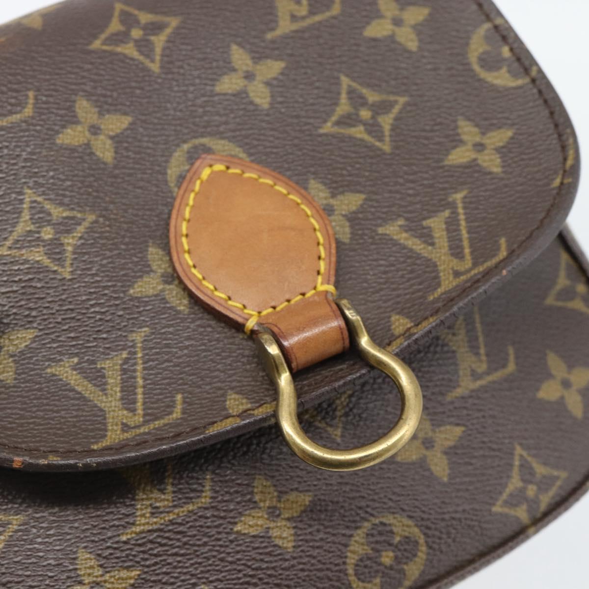 LOUIS VUITTON Monogram Saint Cloud PM Shoulder Bag M51244 LV Auth BA14644