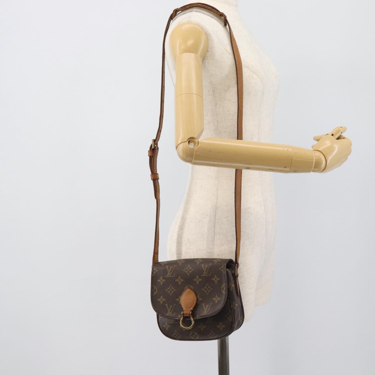LOUIS VUITTON Monogram Saint Cloud PM Shoulder Bag M51244 LV Auth BA14644