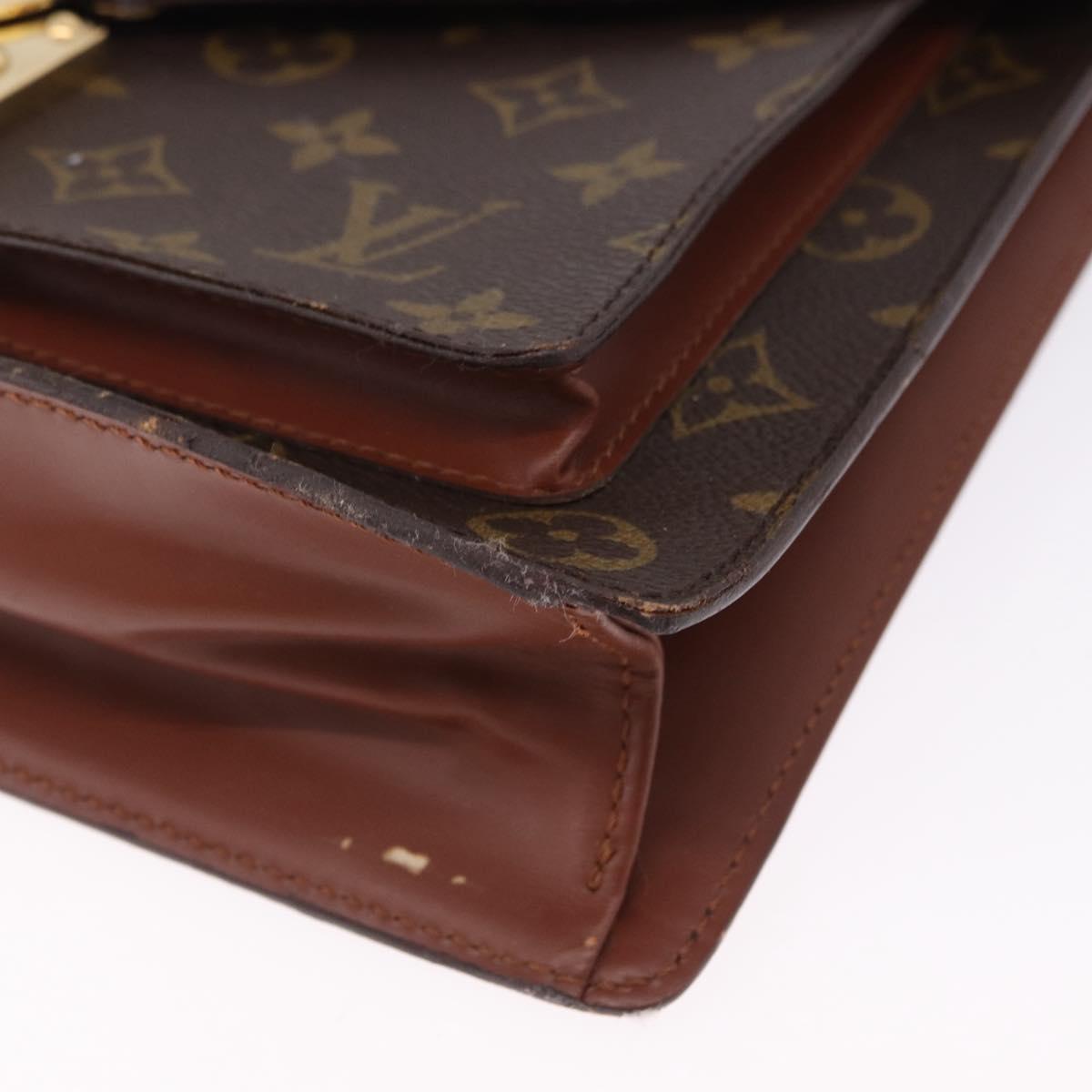 LOUIS VUITTON Monogram Monceau 28 Hand Bag 2way M51185 LV Auth BA14646