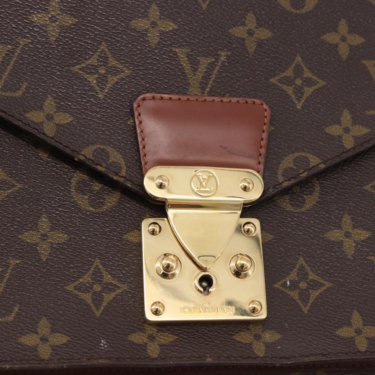 LOUIS VUITTON Monogram Monceau 28 Hand Bag 2way M51185 LV Auth BA14646