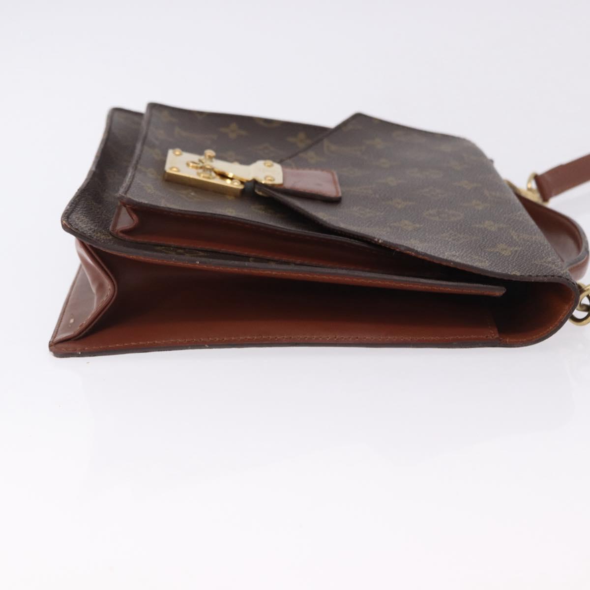 LOUIS VUITTON Monogram Monceau 28 Hand Bag 2way M51185 LV Auth BA14646