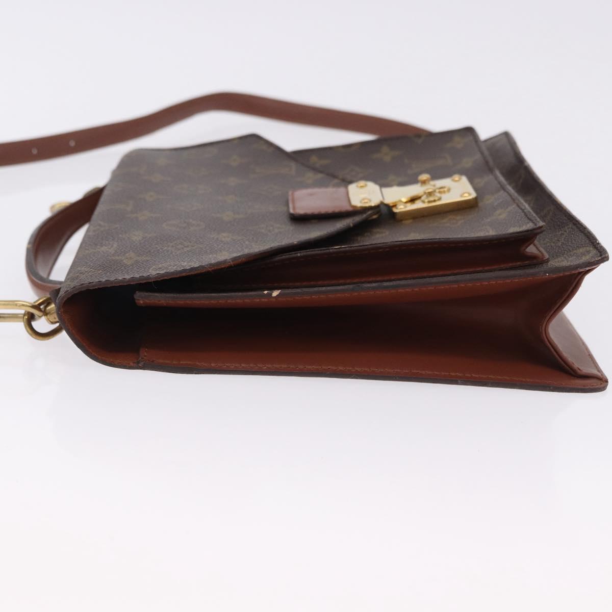 LOUIS VUITTON Monogram Monceau 28 Hand Bag 2way M51185 LV Auth BA14646