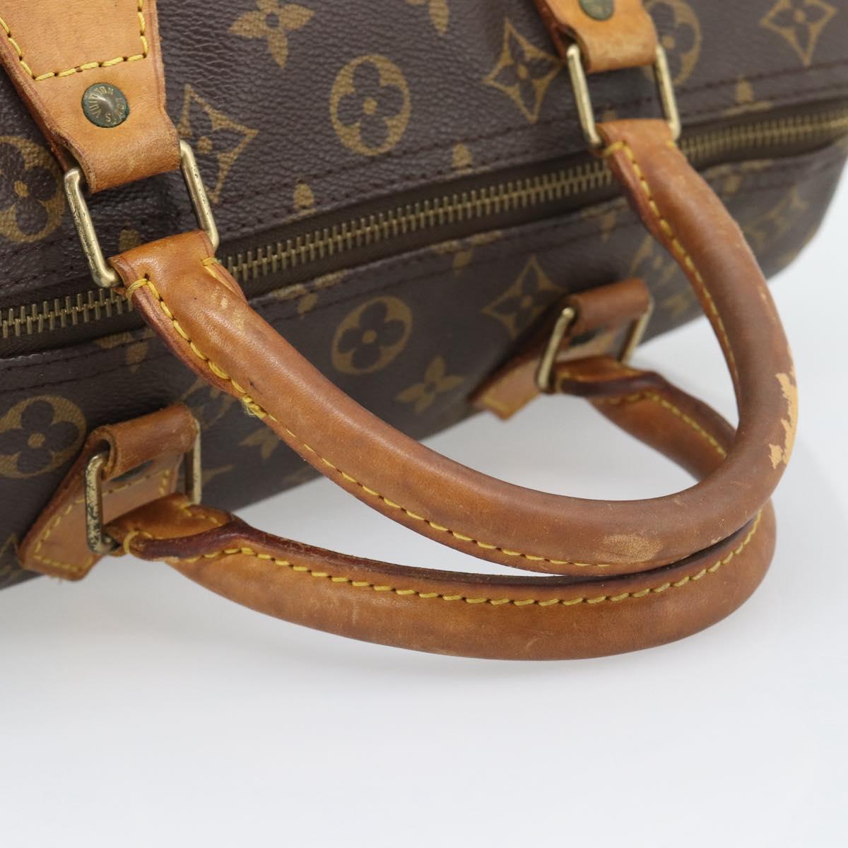 LOUIS VUITTON Monogram Speedy 30 Hand Bag M41526 LV Auth BA14647