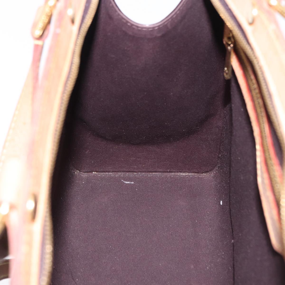 LOUIS VUITTON Monogram Vernis Blair MM Bag 2way Amarante M91619 LV Auth BA14656
