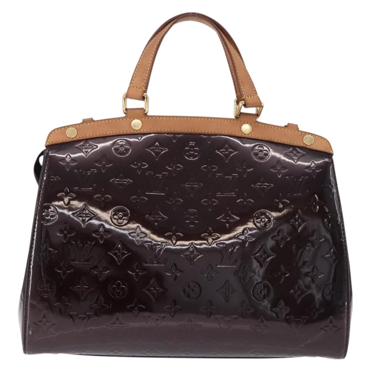 LOUIS VUITTON Monogram Vernis Blair MM Bag 2way Amarante M91619 LV Auth BA14656