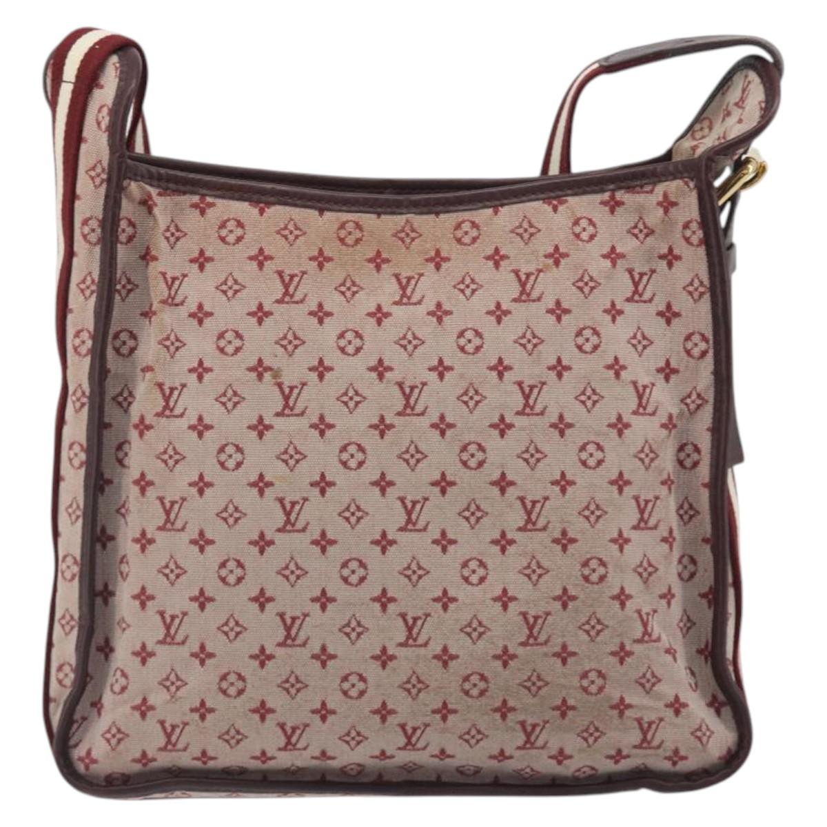 LOUIS VUITTON Monogram Mini Buzas Marie Kate Bag Red M92321 LV Auth BA14657