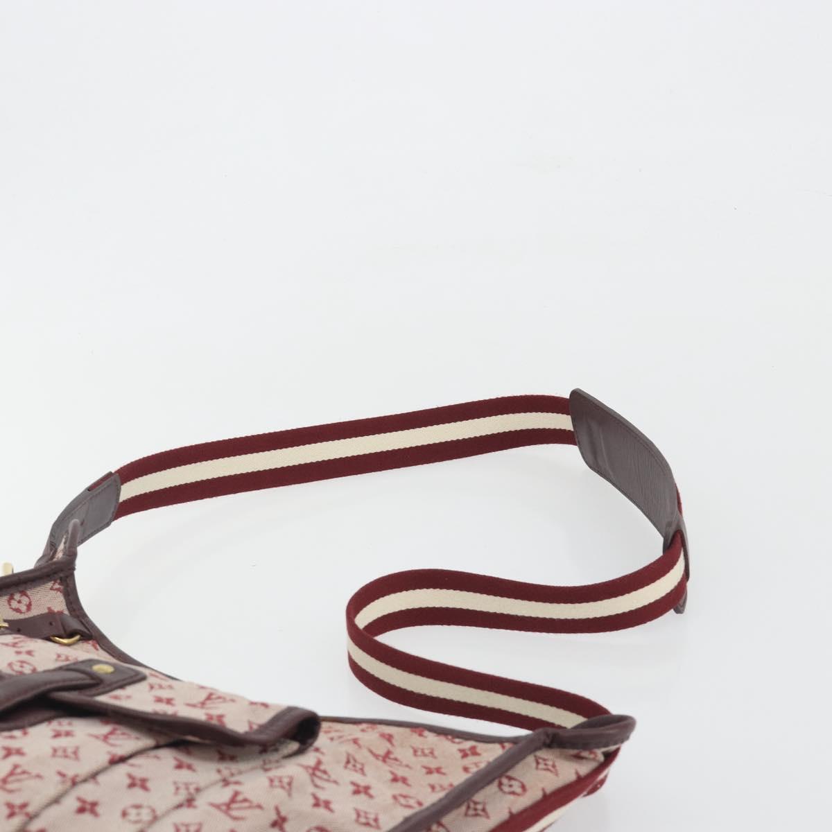 LOUIS VUITTON Monogram Mini Buzas Marie Kate Bag Red M92321 LV Auth BA14657