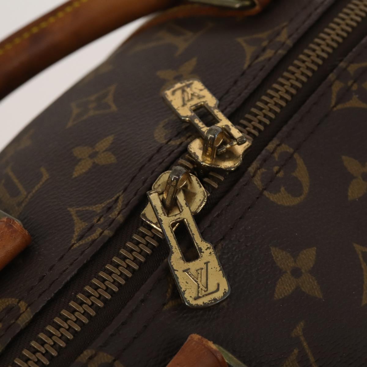 LOUIS VUITTON Monogram Keepall Bandouliere 50 Boston Bag M41416 LV Auth BA14658