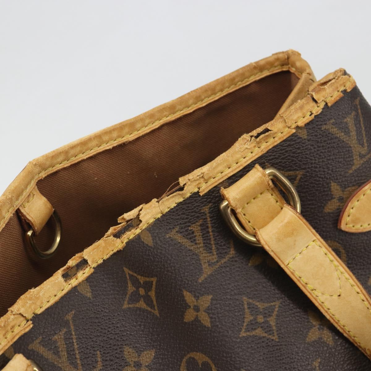 LOUIS VUITTON Monogram Batignolles Vertical Tote Bag M51153 LV Auth BA14659
