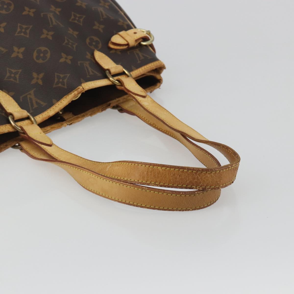 LOUIS VUITTON Monogram Batignolles Vertical Tote Bag M51153 LV Auth BA14659