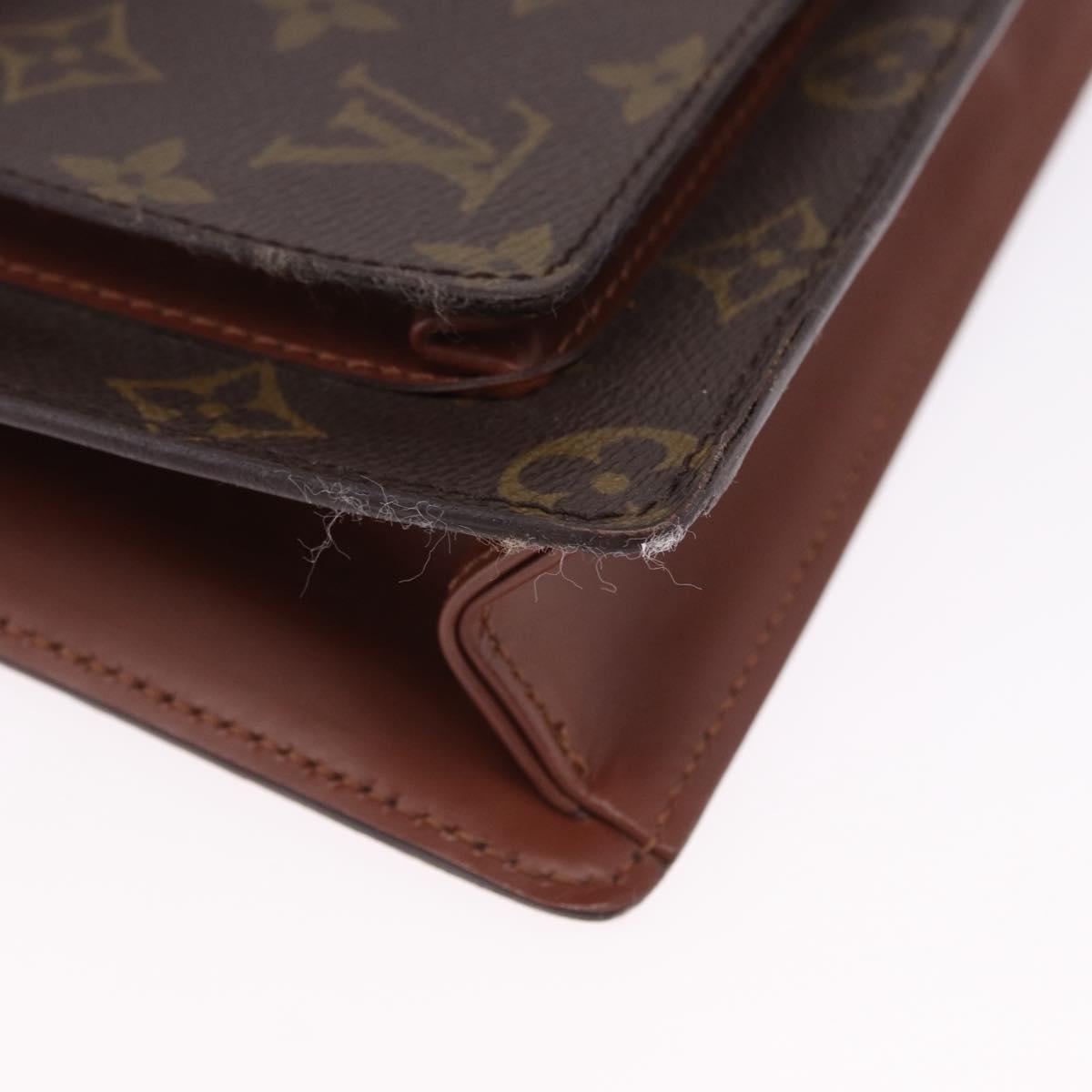 LOUIS VUITTON Monogram Monceau 26 Hand Bag 2way M51187 LV Auth BA14661