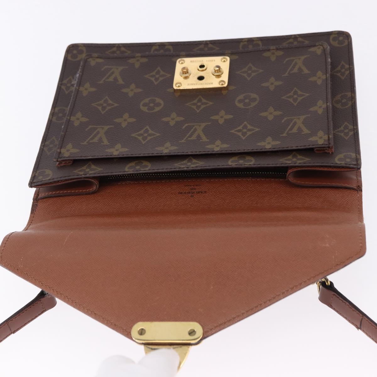 LOUIS VUITTON Monogram Monceau 26 Hand Bag 2way M51187 LV Auth BA14661