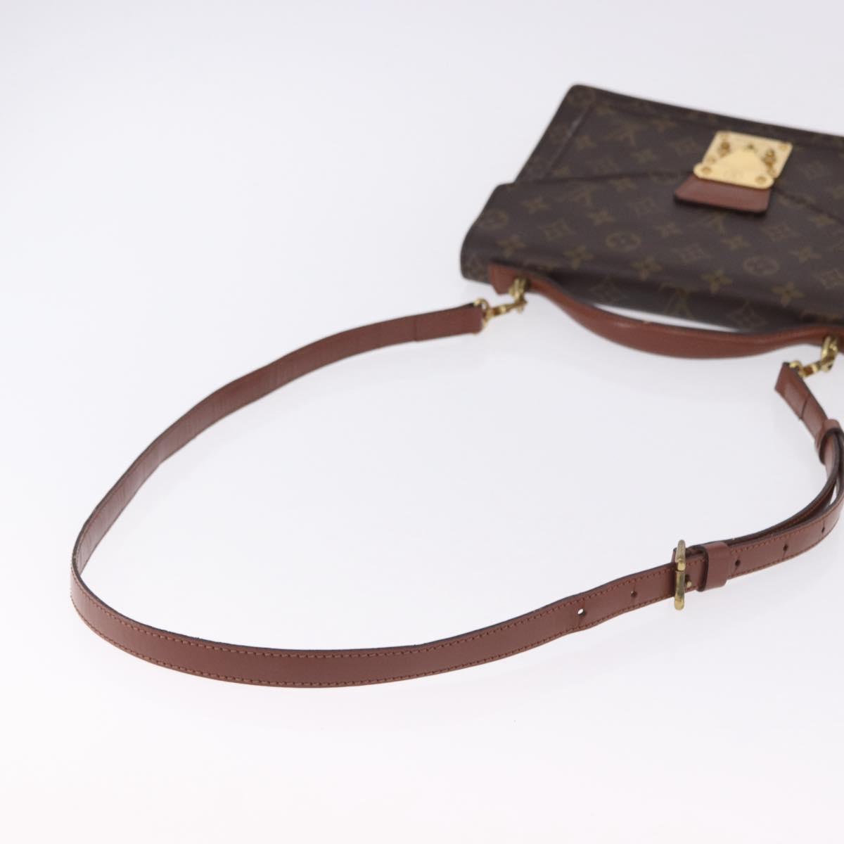 LOUIS VUITTON Monogram Monceau 26 Hand Bag 2way M51187 LV Auth BA14661