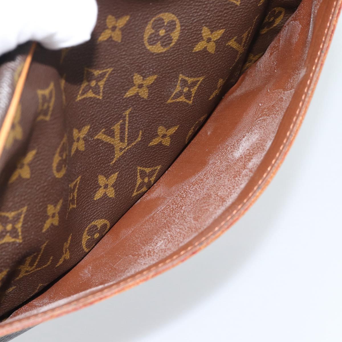 LOUIS VUITTON Monogram Compiegne 28 Clutch Bag M51845 LV Auth BA14662