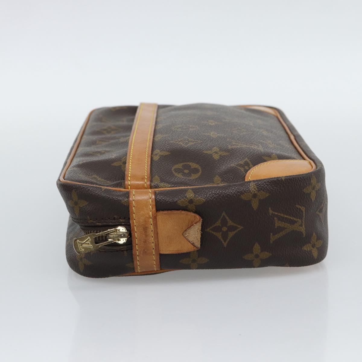 LOUIS VUITTON Monogram Compiegne 28 Clutch Bag M51845 LV Auth BA14662