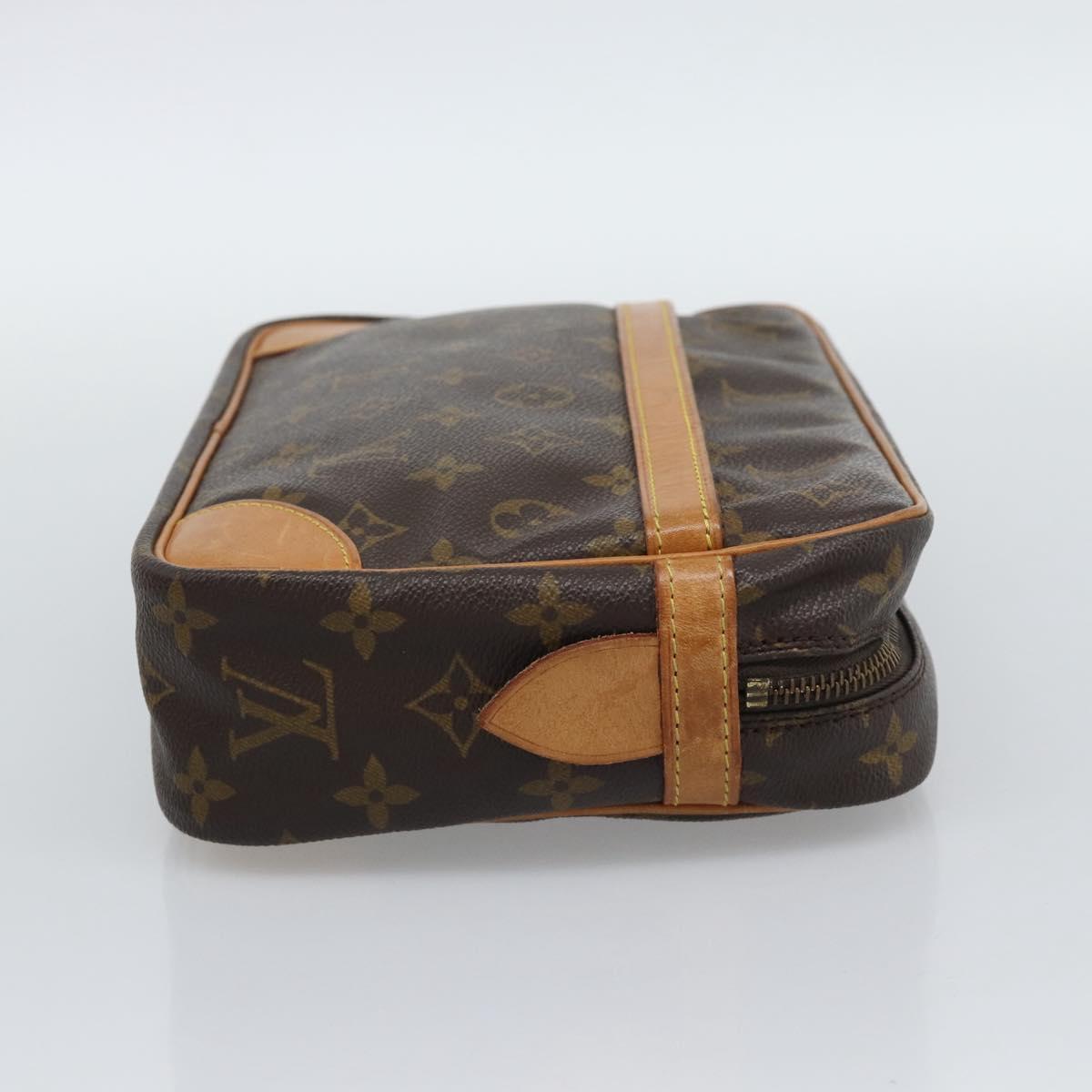 LOUIS VUITTON Monogram Compiegne 28 Clutch Bag M51845 LV Auth BA14662