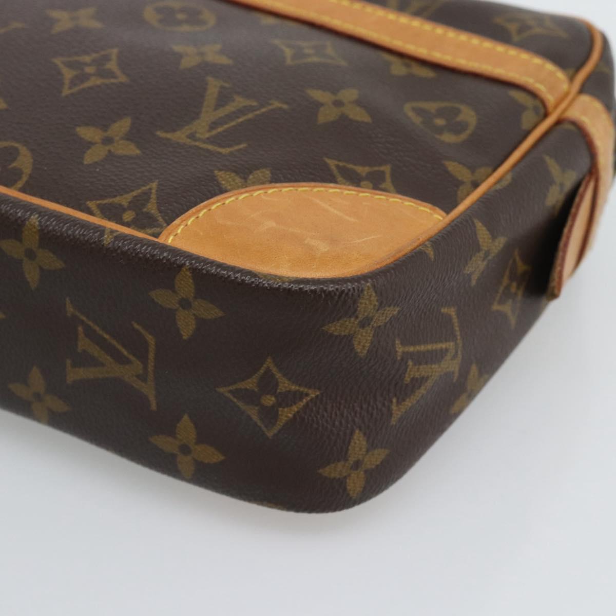 LOUIS VUITTON Monogram Compiegne 28 Clutch Bag M51845 LV Auth BA14662