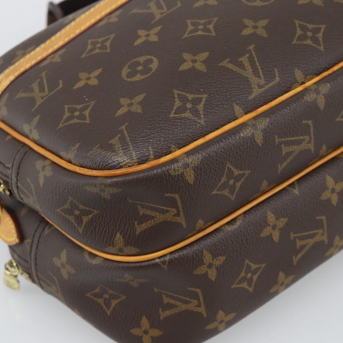 LOUIS VUITTON Monogram Reporter PM Shoulder Bag M45254 LV Auth BA14663