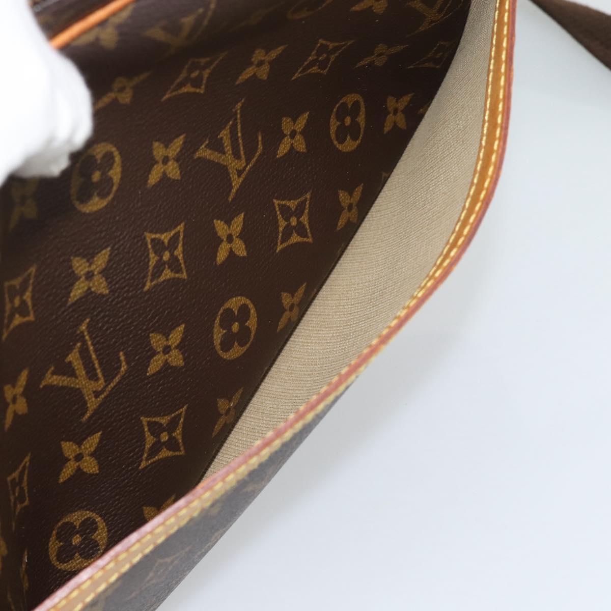 LOUIS VUITTON Monogram Reporter PM Shoulder Bag M45254 LV Auth BA14663