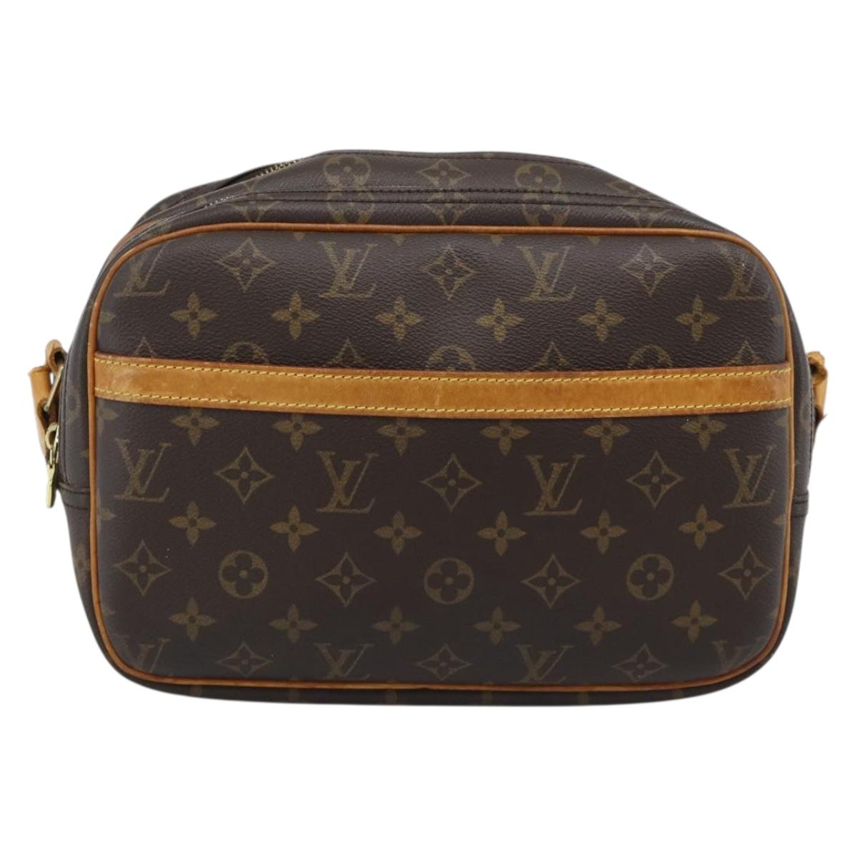 LOUIS VUITTON Monogram Reporter PM Shoulder Bag M45254 LV Auth BA14663