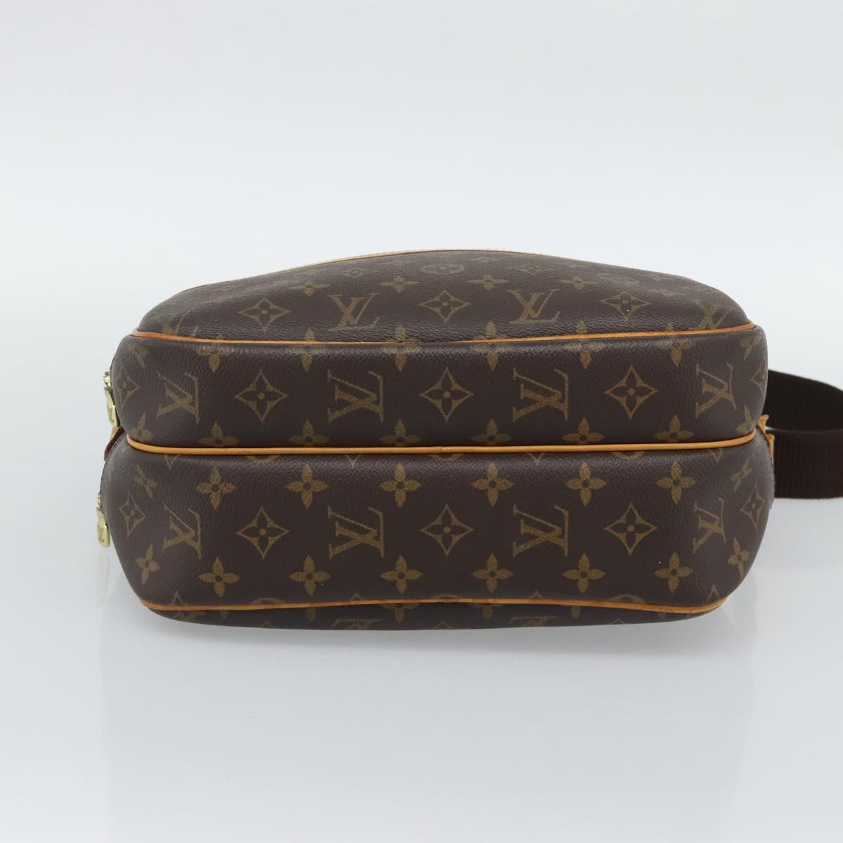 LOUIS VUITTON Monogram Reporter PM Shoulder Bag M45254 LV Auth BA14663