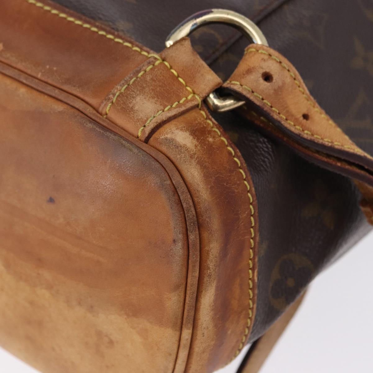 LOUIS VUITTON Monogram Montsouris MM Backpack M51136 LV Auth BA14665