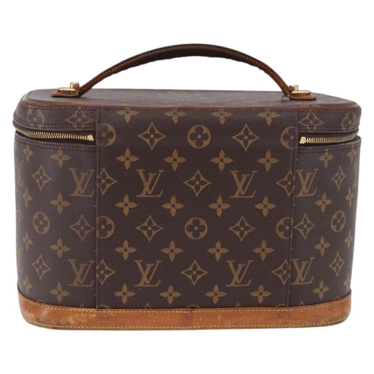 LOUIS VUITTON Monogram Nice Hand Bag M47280 LV Auth BA14667