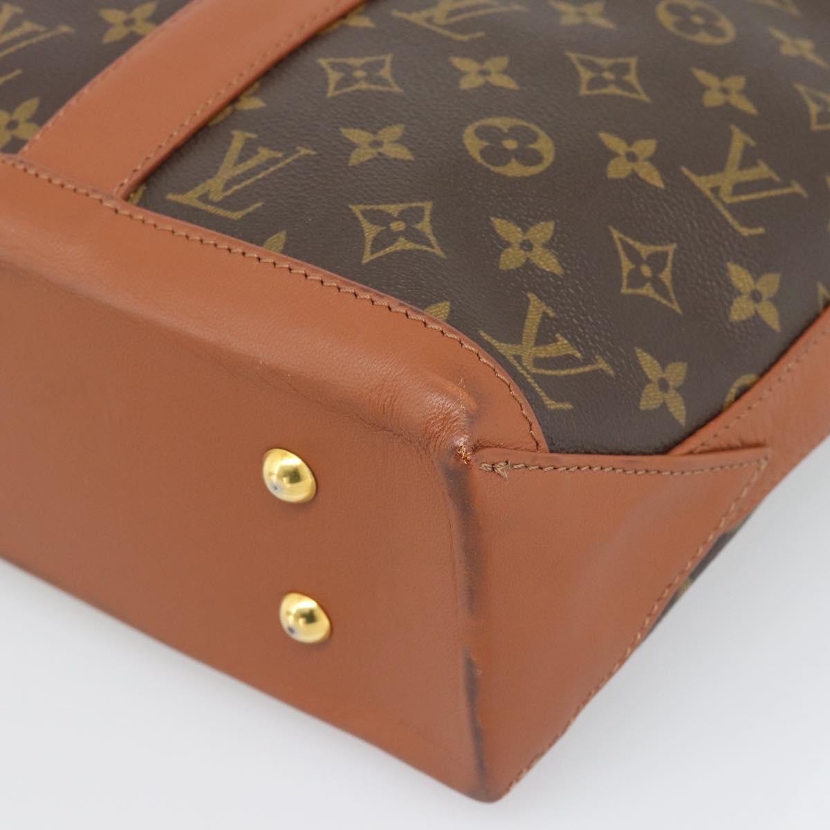 LOUIS VUITTON Monogram Sac Weekend PM Tote Bag M42425 LV Auth BA14670A