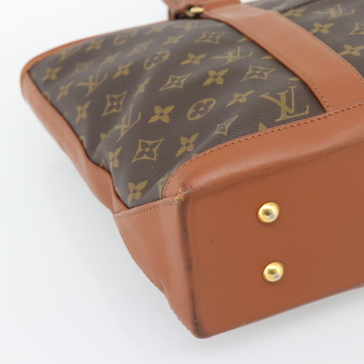 LOUIS VUITTON Monogram Sac Weekend PM Tote Bag M42425 LV Auth BA14670A