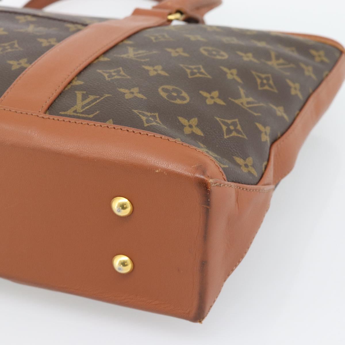 LOUIS VUITTON Monogram Sac Weekend PM Tote Bag M42425 LV Auth BA14670A