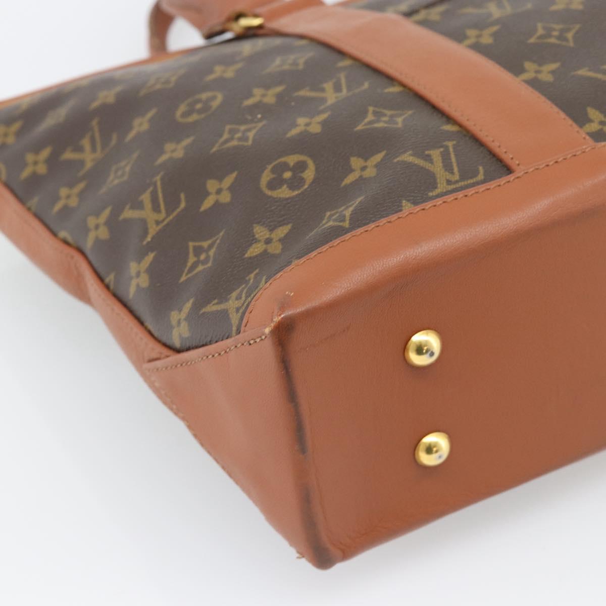 LOUIS VUITTON Monogram Sac Weekend PM Tote Bag M42425 LV Auth BA14670A