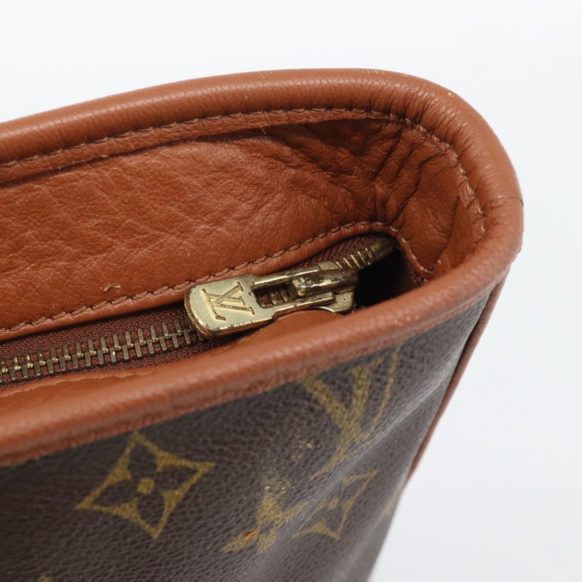 LOUIS VUITTON Monogram Sac Weekend PM Tote Bag M42425 LV Auth BA14670A