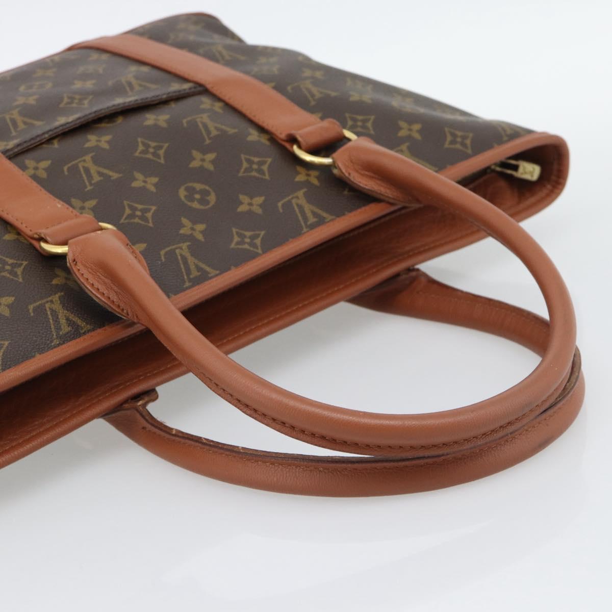 LOUIS VUITTON Monogram Sac Weekend PM Tote Bag M42425 LV Auth BA14670A