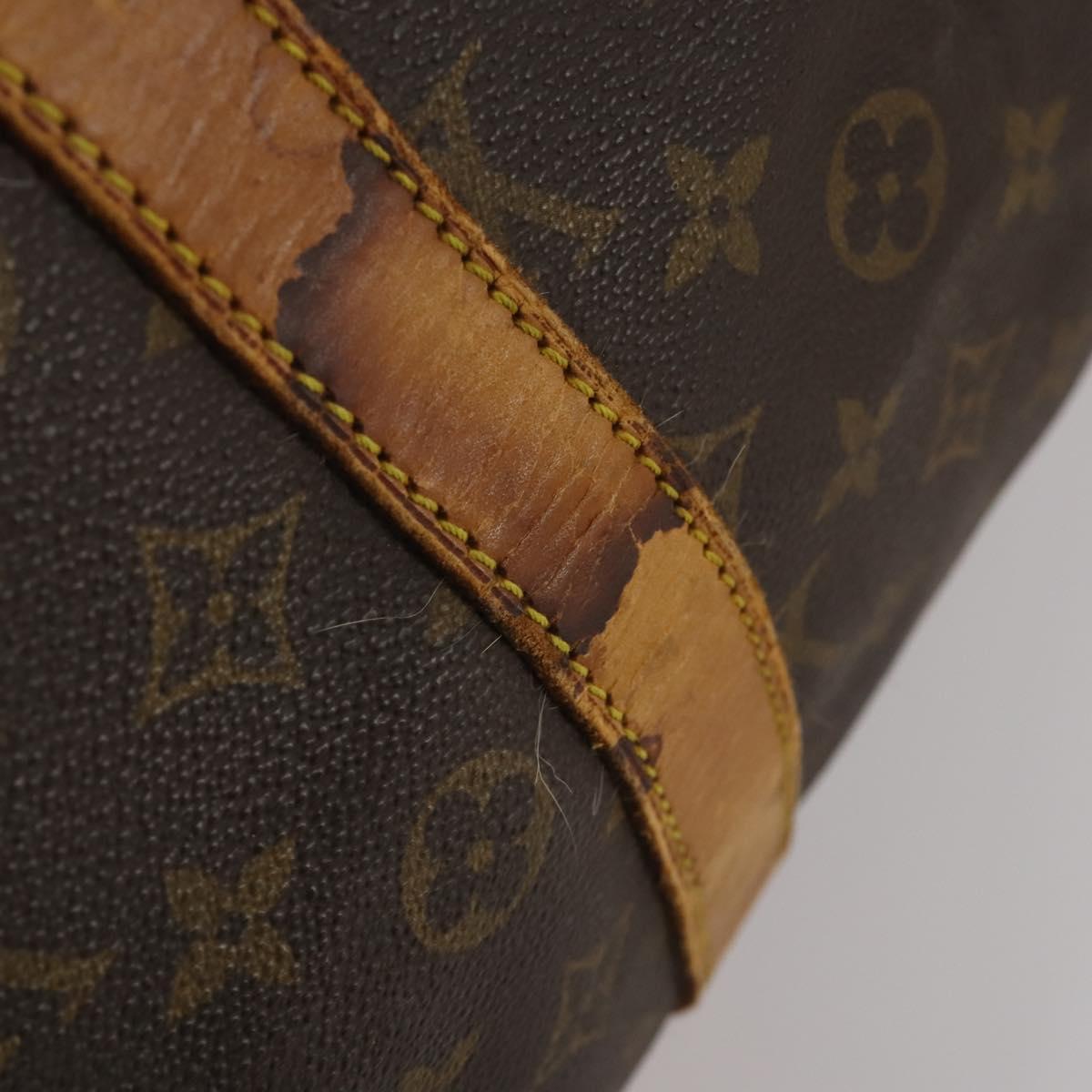 LOUIS VUITTON Monogram Keepall Bandouliere 55 Boston Bag M41414 LV Auth BA14672