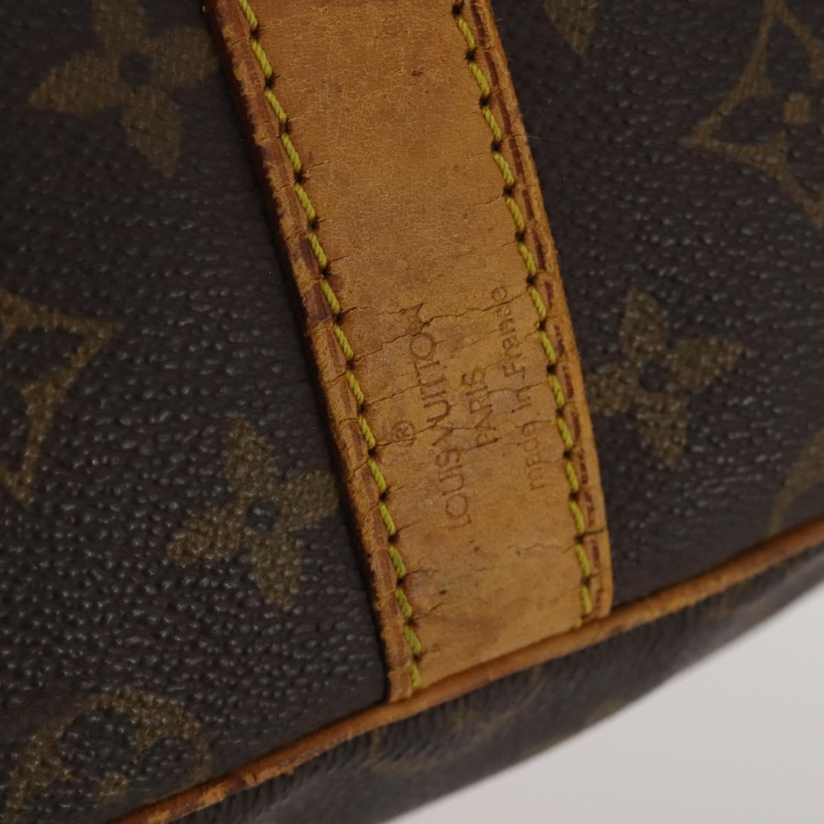 LOUIS VUITTON Monogram Keepall Bandouliere 55 Boston Bag M41414 LV Auth BA14672