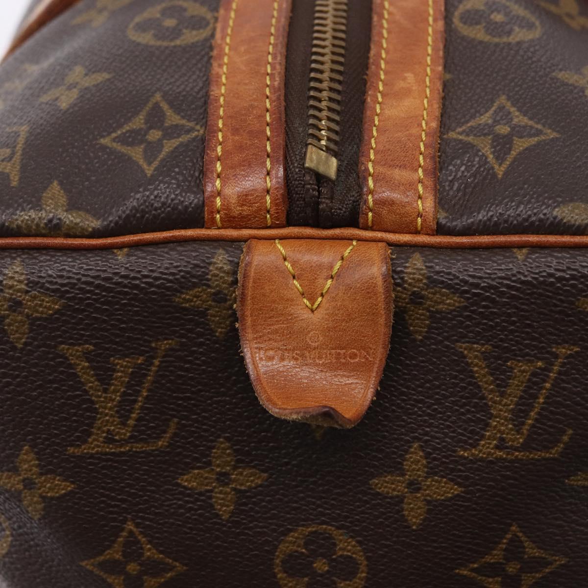 LOUIS VUITTON Monogram Sac Souple 35 Boston Bag M41626 LV Auth BA14674