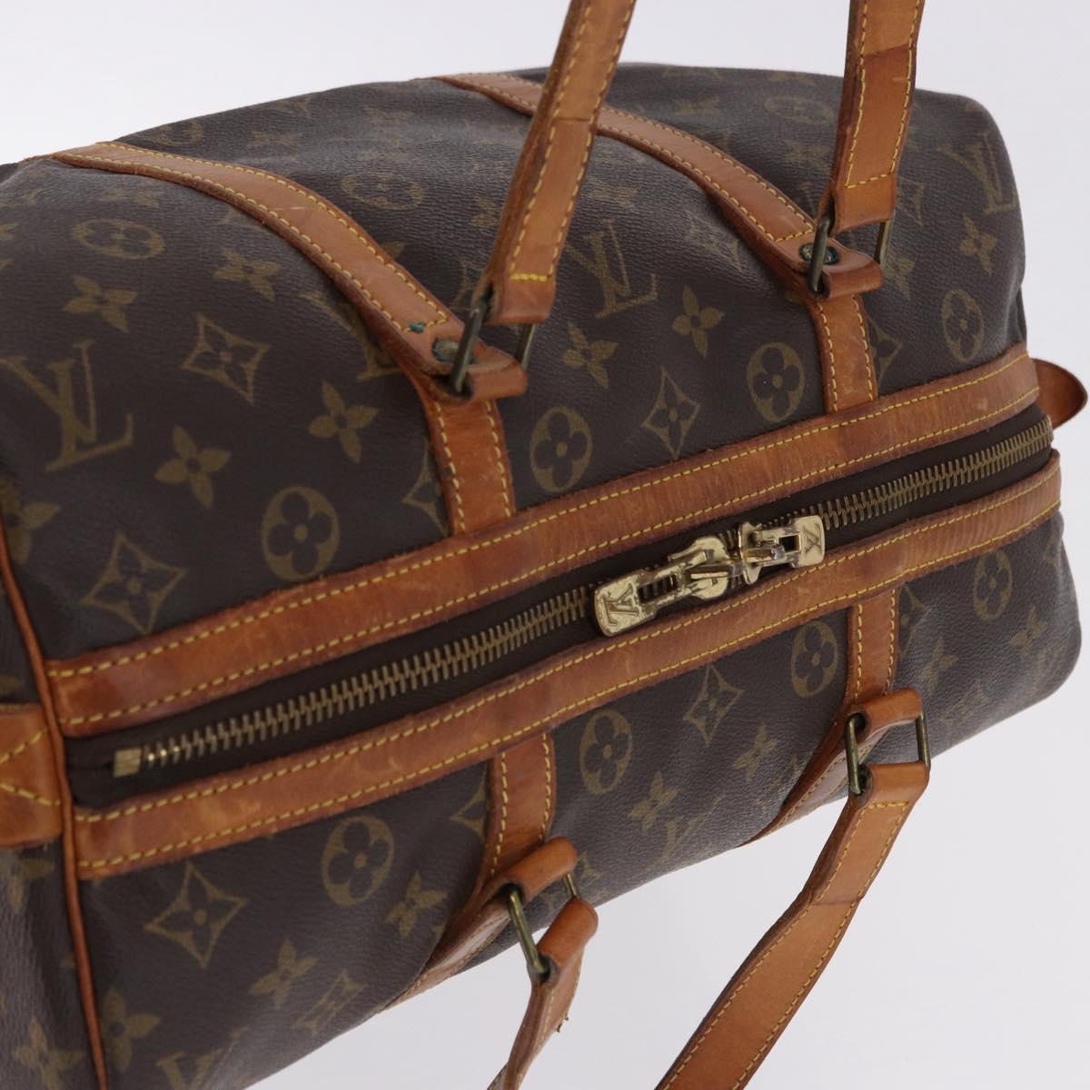 LOUIS VUITTON Monogram Sac Souple 35 Boston Bag M41626 LV Auth BA14674
