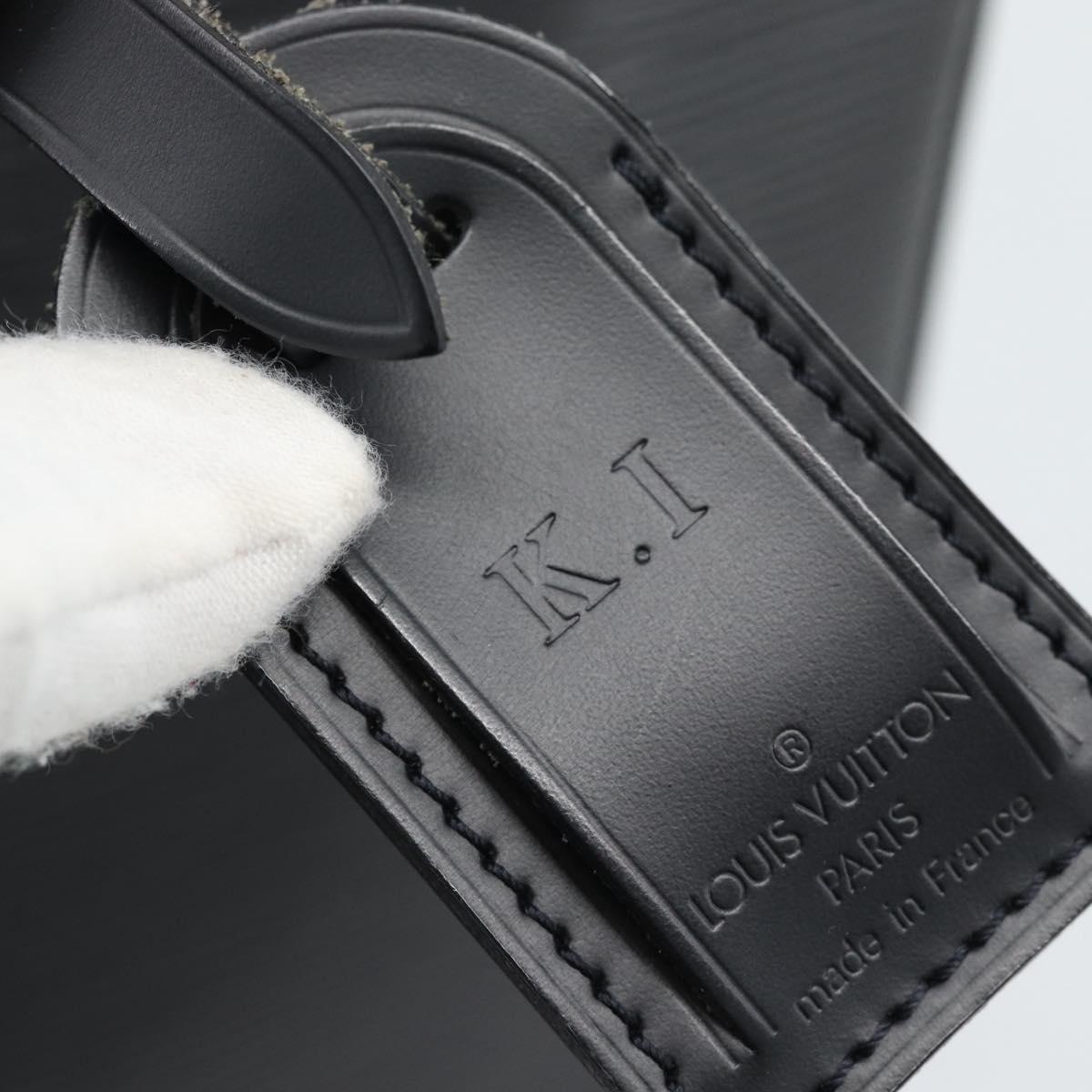 LOUIS VUITTON Epi Porte Documents Voyage Business Bag Black M54472 Auth BA14676