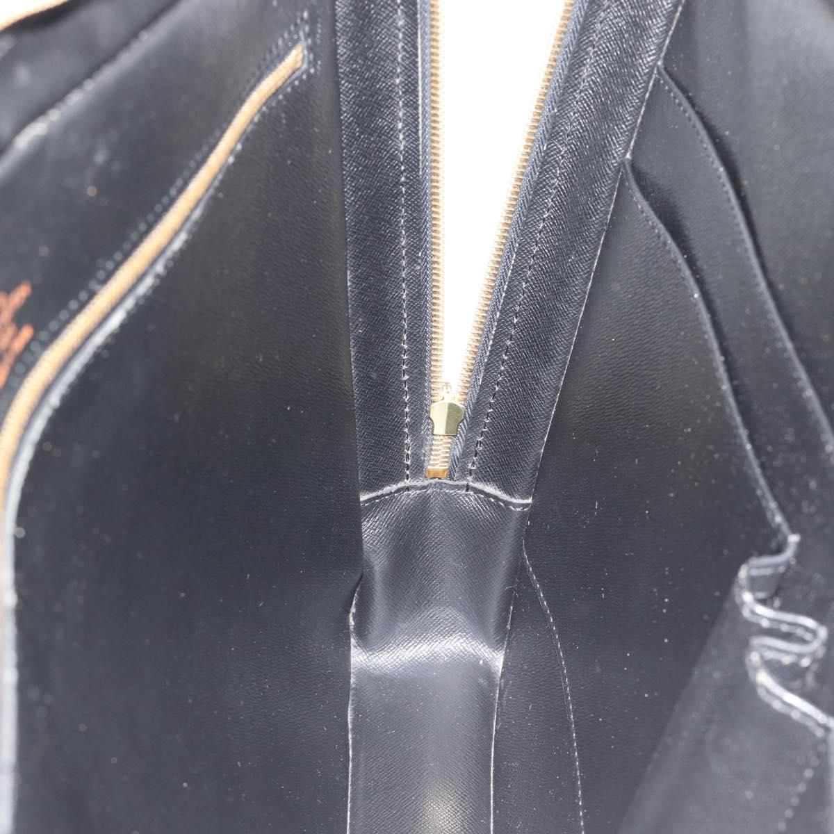 LOUIS VUITTON Epi Porte Documents Voyage Business Bag Black M54472 Auth BA14676