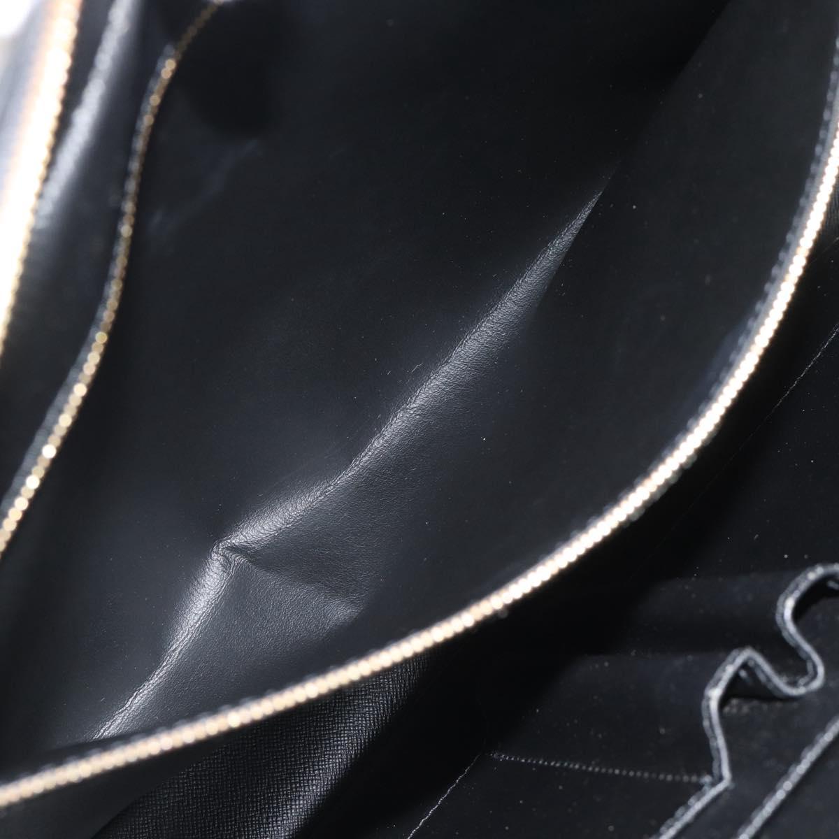 LOUIS VUITTON Epi Porte Documents Voyage Business Bag Black M54472 Auth BA14676
