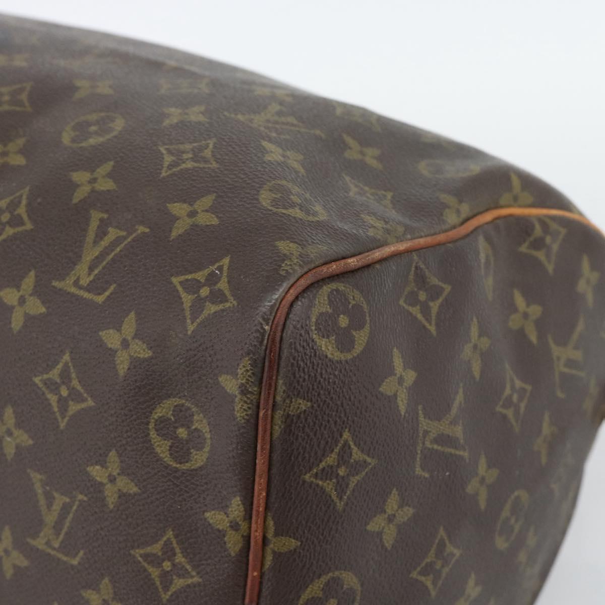 LOUIS VUITTON Monogram Speedy 35 Hand Bag M41524 LV Auth BA14678