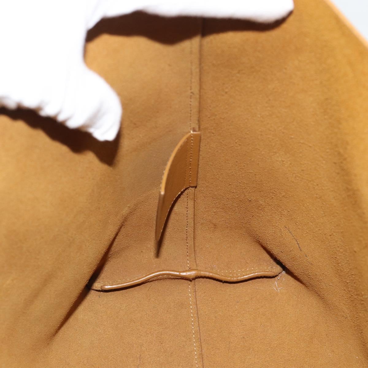 SAINT LAURENT Tote Bag Leather Brown 600281 Auth BA14682A