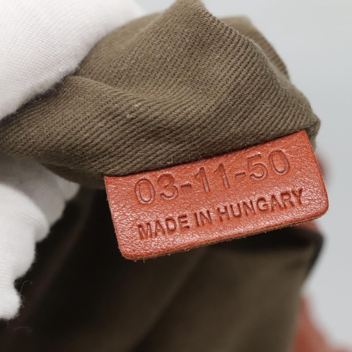 Chloe Elsie Hand Bag Leather 2way Brown Gold Auth BA1469