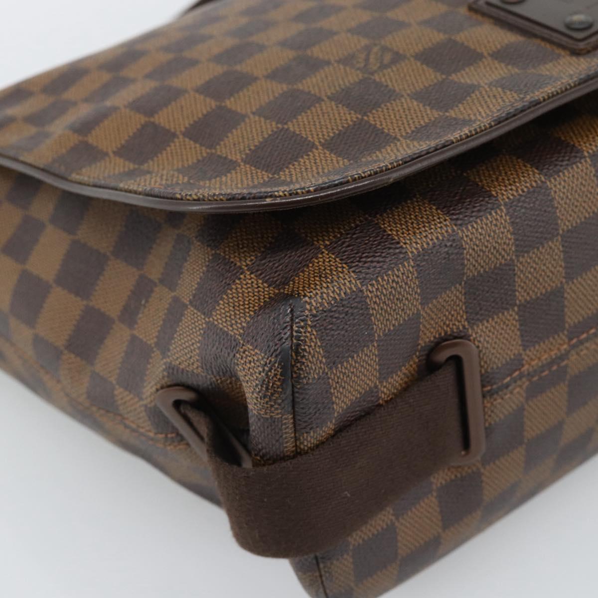 LOUIS VUITTON Damier Ebene Brooklyn GM Shoulder Bag N51212 LV Auth BA14690A