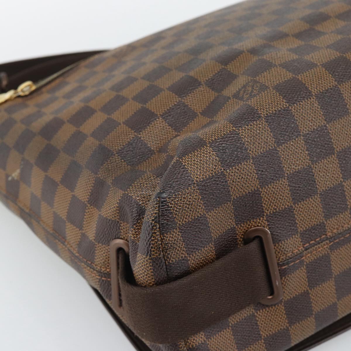 LOUIS VUITTON Damier Ebene Brooklyn GM Shoulder Bag N51212 LV Auth BA14690A