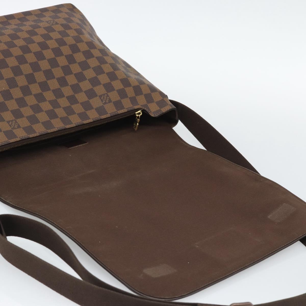 LOUIS VUITTON Damier Ebene Brooklyn GM Shoulder Bag N51212 LV Auth BA14690A