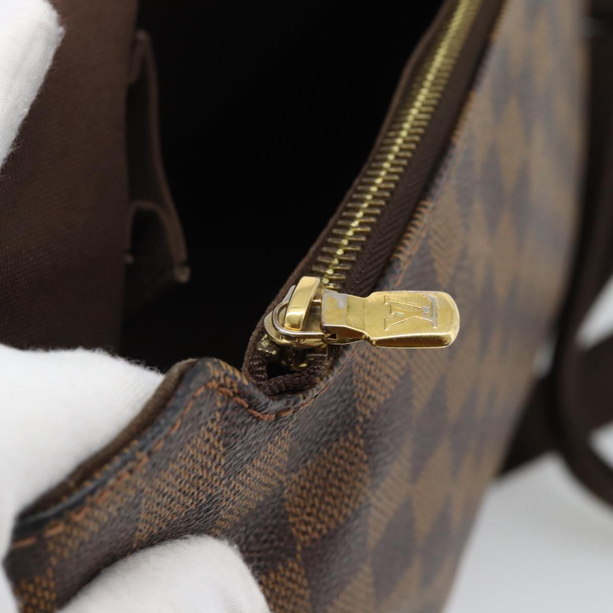 LOUIS VUITTON Damier Ebene Brooklyn GM Shoulder Bag N51212 LV Auth BA14690A