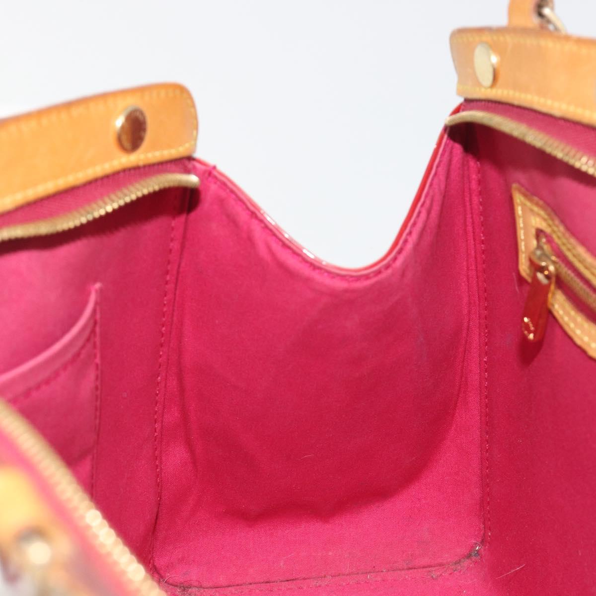 LOUIS VUITTON Monogram Vernis Blair MM Hand Bag Rose Andian M91798 Auth BA14693