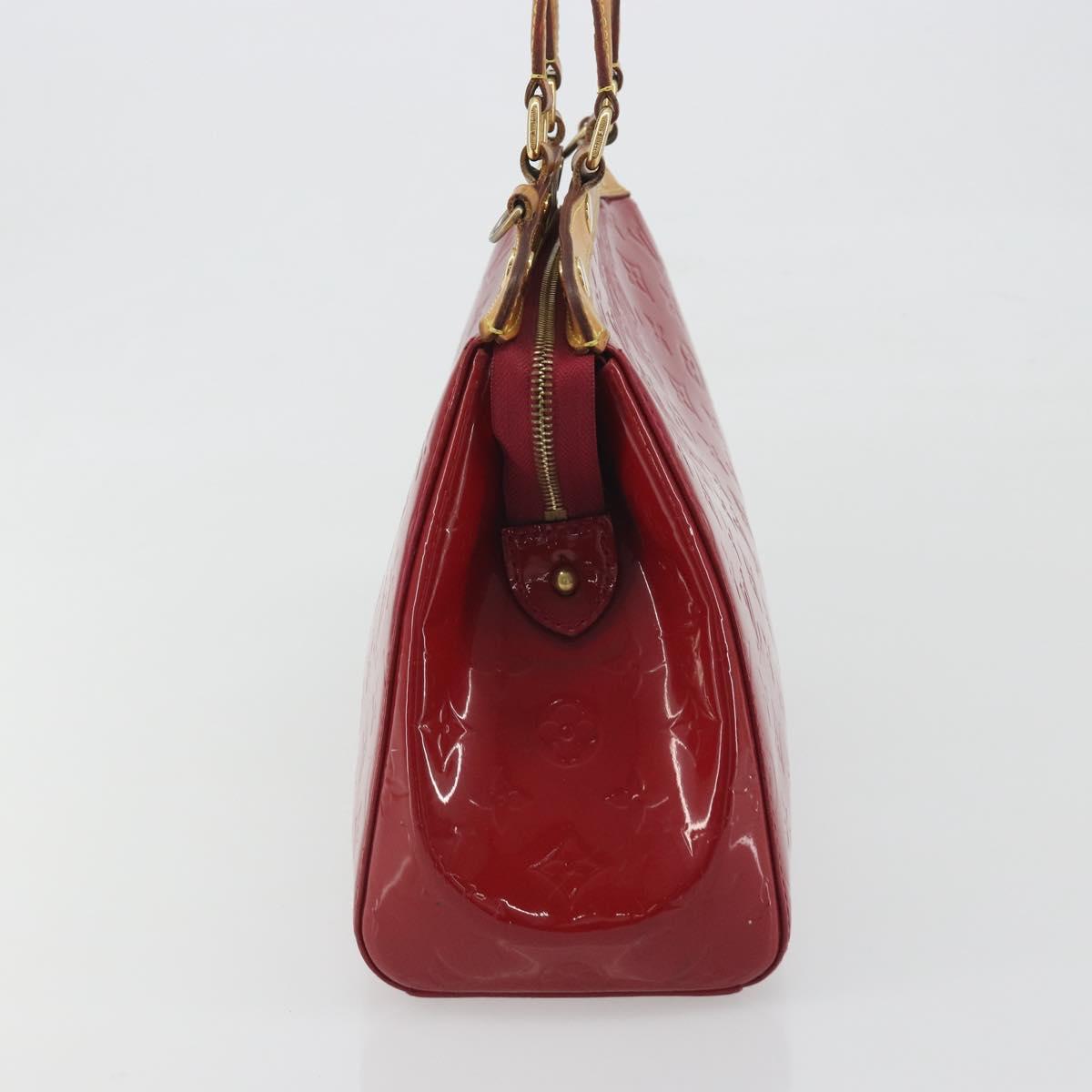 LOUIS VUITTON Monogram Vernis Blair MM Hand Bag Rose Andian M91798 Auth BA14693