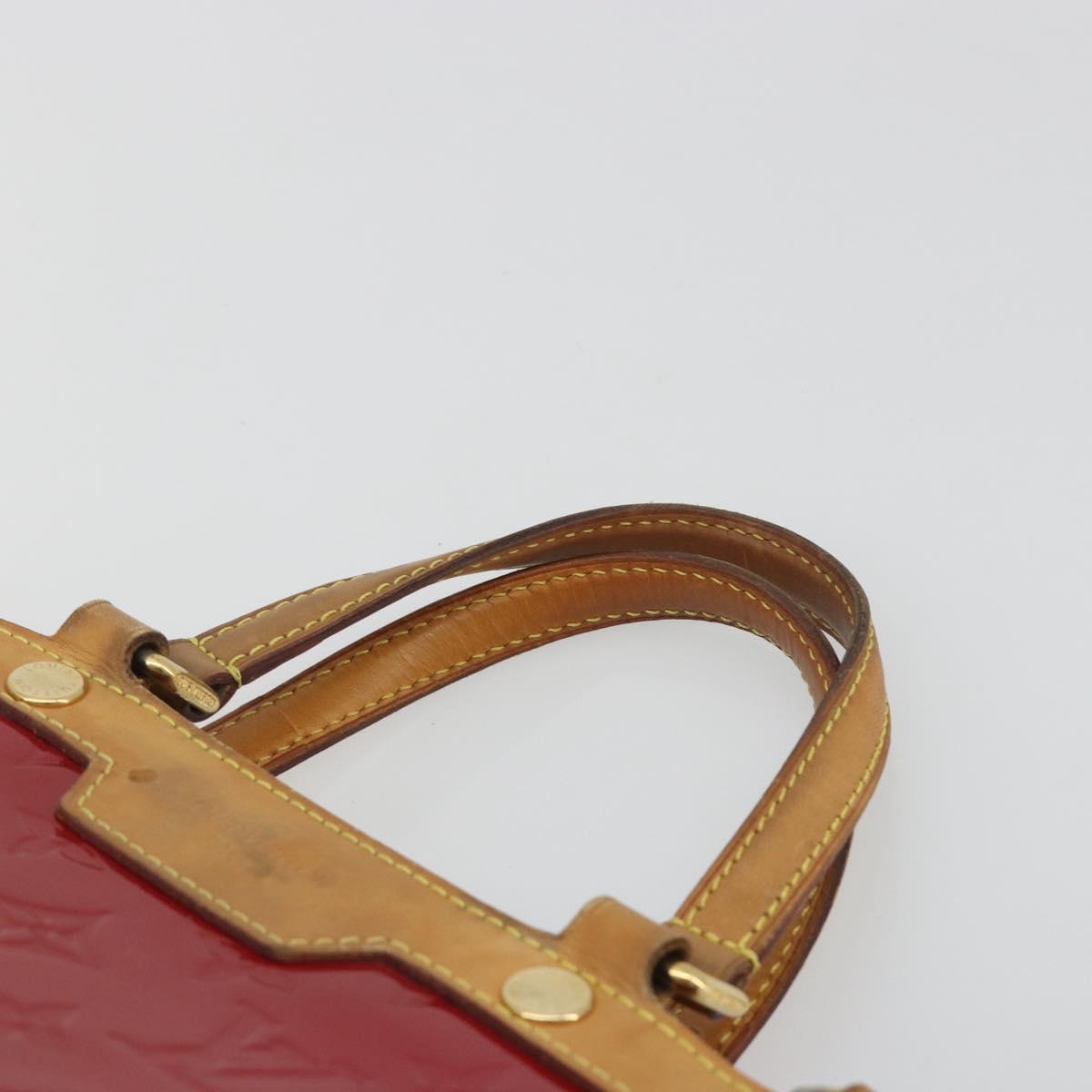 LOUIS VUITTON Monogram Vernis Blair MM Hand Bag Rose Andian M91798 Auth BA14693
